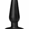 Platinum Premium Silicone – The Tru Plug – Taper – Black -Seksspeeltjes Winkel 0126 05 BX 1
