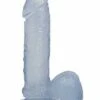 7 Inch Realistic Cock With Balls – Clear -Seksspeeltjes Winkel 0288 06 CD 1 1