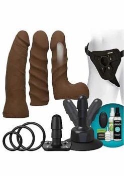 Vibrating Dual Density Starter Set – Chocolate