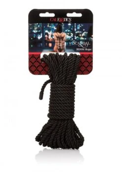 Scandal BDSM Rope - Zwart 10 Meter 5 Scandal BDSM Rope - Zwart 10 Meter -Seksspeeltjes Winkel 12980 black 02 1