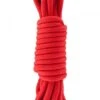 Bondagetouw Rood Katoen - 5 Meter -Seksspeeltjes Winkel 17021 red 01