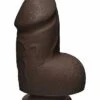 Fat D – 6 Inch With Balls – FIRMSKYN – Chocolate
