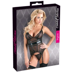 Orion Cottelli Mesh Bodystocking Met Jarretelgordel -Seksspeeltjes Winkel 17412 cottelli mesh bodystocking with suspender3