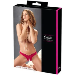 Orion Cottelli Pearl Orgasm-string Rood -Seksspeeltjes Winkel 19120 cottelli perle orgasme g streng rod 90 pack q100