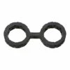 Japanese Bondage – Silicone Cuffs – Small – Black 2 Japanese Bondage – Silicone Cuffs – Small – Black -Seksspeeltjes Winkel 2102 03 BX 1