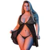 Magic Silk 'Fly Away' Babydoll Kanten Set Plus Size 1 Magic Silk 'Fly Away' Babydoll Kanten Set Plus Size -Seksspeeltjes Winkel 22984 magic silk fly away babydoll blonde saet plus size 01 q100