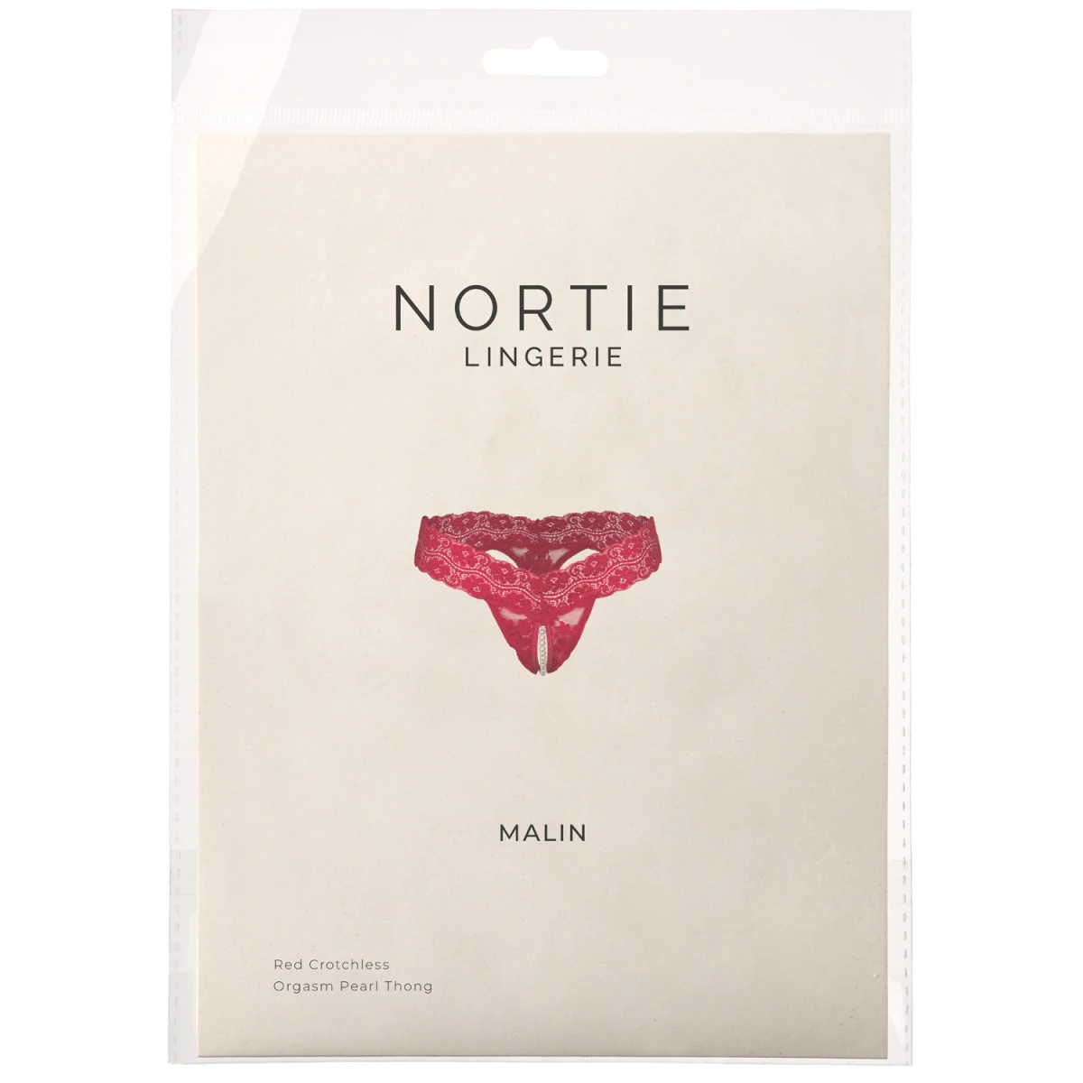 NORTIE Malin Red Orgasm Kruisloze Parel G-string 10 NORTIE Malin Red Orgasm Kruisloze Parel G-string - Afbeelding 8