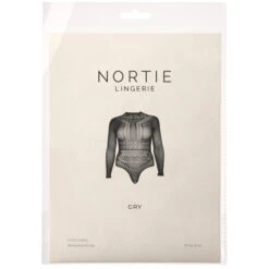 NORTIE Gry Kruisloze Bodystocking Plus Size -Seksspeeltjes Winkel 23579 nortie gry crotchless bodystocking plus size 90 pack q100