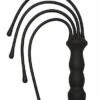 The Quad – Premium Silicone Whip – Black -Seksspeeltjes Winkel 2404 25 BU 1 1