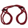 Hogtied – Bind & Tie – 6mm Hemp Wrist Or Ankle Cuffs – Red -Seksspeeltjes Winkel 2404 62 CD 1
