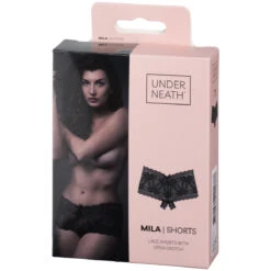 Underneath Mila Kanten Slio Met Open Kruis -Seksspeeltjes Winkel 24744 underneath mila crotchless lace briefs 90 pack q100