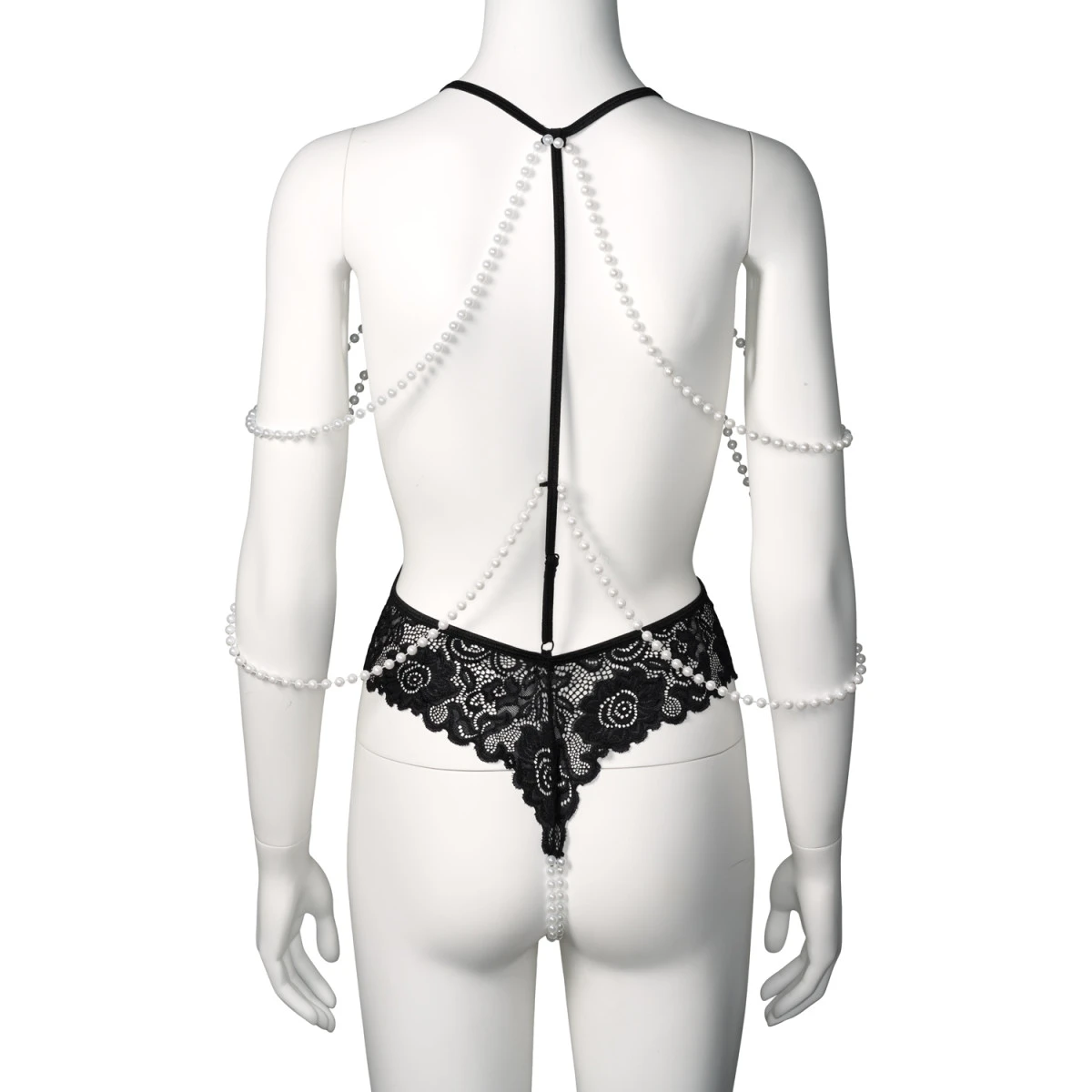 Vixen I Kissed A Pearl Kruisloze Kanten Teddy Met Parels 5 Vixen I Kissed A Pearl Kruisloze Kanten Teddy Met Parels - Afbeelding 3