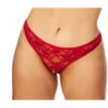 NORTIE Siv Red Kruisloze G-string Plus Size 2 NORTIE Siv Red Kruisloze G-string Plus Size -Seksspeeltjes Winkel 25234 nortie siv crotchless red lace g string plus size 01 model q100 2