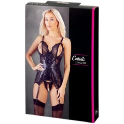 Orion Cottelli Kanten Kruisloze Corsage Set -Seksspeeltjes Winkel 25585 cottelli lace crotchless corsage 90 pack q100