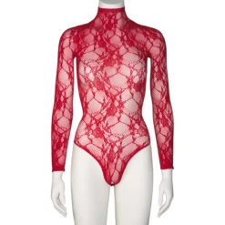 NORTIE Riga Red Kanten Kruisloze Bodystocking 12 NORTIE Riga Red Kanten Kruisloze Bodystocking -Seksspeeltjes Winkel 25635 nortie riga red blonde bundlos bodystocking 06 product q100