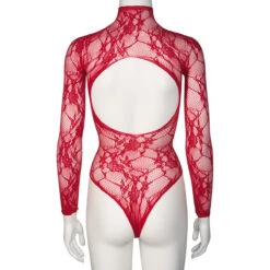 NORTIE Riga Red Kanten Kruisloze Bodystocking 14 NORTIE Riga Red Kanten Kruisloze Bodystocking -Seksspeeltjes Winkel 25635 nortie riga red blonde bundlos bodystocking 08 product q100