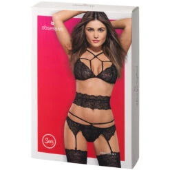 Obsessive Frivolla Bh En Jarretelset -Seksspeeltjes Winkel 25664 obsessive frivolla bra and suspender set 90 pack q100 1