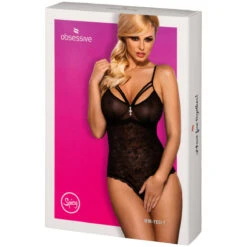 Obsessive Kruisloos Mesh Bodystocking -Seksspeeltjes Winkel 25884 obsessive mesh crotchless bodystocking 90 pack q100