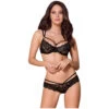 Obsessive Zwarte Kanten Bh Set -Seksspeeltjes Winkel 25897 obsessive black lace bra set 01 model q100