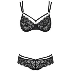 Obsessive Zwarte Kanten Bh Set -Seksspeeltjes Winkel 25897 obsessive black lace bra set 03 product q100