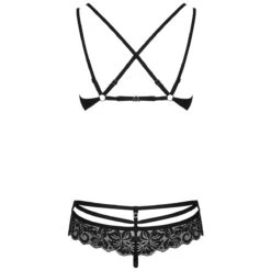 Obsessive Zwarte Kanten Bh Set -Seksspeeltjes Winkel 25897 obsessive black lace bra set 04 product q100