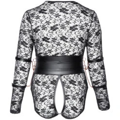 Orion Cottelli Bondage Open Kruis Body Met Lange Mouwen Plus Size -Seksspeeltjes Winkel 26052 cottelli bondage crotchless bodystocking with long sleeves plus size 04 model q100