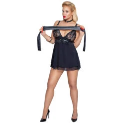 Orion Cottelli Bondage Babydoll Set Plus Size