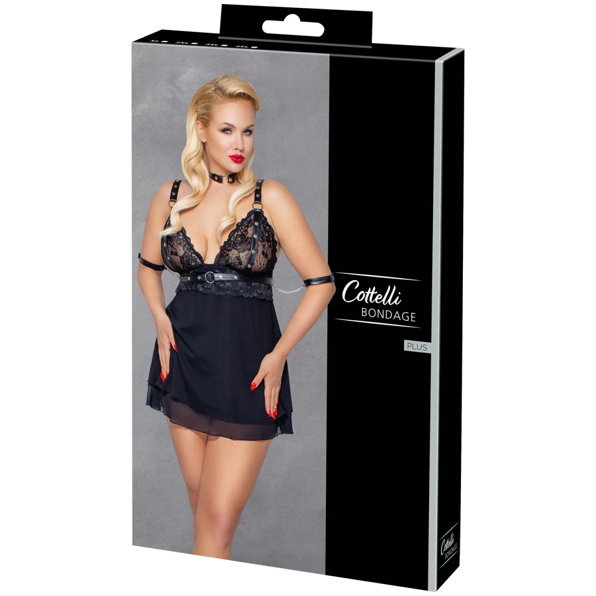 Orion Cottelli Bondage Babydoll Set Plus Size 7 Orion Cottelli Bondage Babydoll Set Plus Size - Afbeelding 5