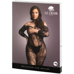 Le Désir Catsuit Met Lange Mouwen En Zonder Kruis Plus Size -Seksspeeltjes Winkel 26515 le desir lace bodystocking plus size 90 pack q100
