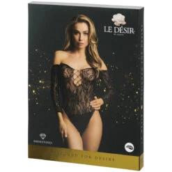 Le Désir Kruisloze Teddy Met Strass-steentjes -Seksspeeltjes Winkel 26534 le desir rhinestone bodystocking one size 90 pack q100
