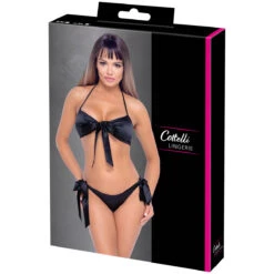 Orion Cottelli Zwarte Bh Set Met Strik -Seksspeeltjes Winkel 26880 cottelli bow bra set black 90 pack q100
