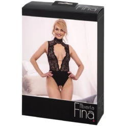 Orion Abierta Fina Black Halternek Body -Seksspeeltjes Winkel 28067 abierta fina halterneck body 90 pack q100