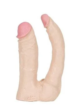 The Naturals – 5 Inch Double Penetrator – White
