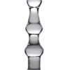 Mammoth 3 Bumps Glass Dildo – Clear -Seksspeeltjes Winkel AF180 1