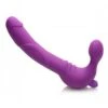 ROYAL REVOLVER Vibrating Silicone Strapless Strap On – Purpl -Seksspeeltjes Winkel AF456 1