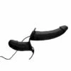 Strap U – Supreme Pleasure Vibrating Double Ended Dildo W/Ha -Seksspeeltjes Winkel AF475 BLACK 1