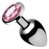 Booty Sparks – Pink Gem Anal Plug Medium – Pink -Seksspeeltjes Winkel AF631 MEDIUM 1