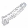 Realistic Clear Penis Enhancer And Ball Stretcher – Transparent -Seksspeeltjes Winkel AF697 1 1