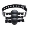 Interchangeable Silicone Ball Gag Set – Black -Seksspeeltjes Winkel AF716 1