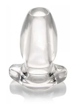 PeepHole Clear Hollow Anal Plug – Transparent