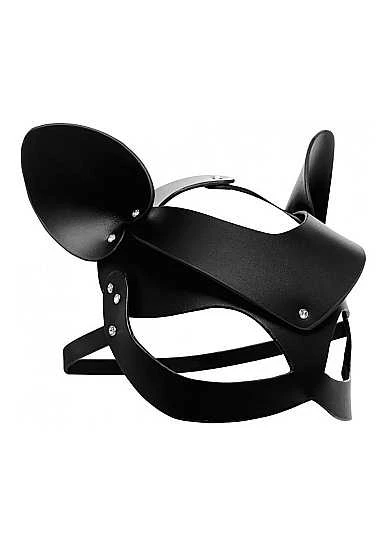 Bad Kitten Leather Cat Mask – Black 3 Bad Kitten Leather Cat Mask – Black