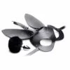 TZ Bunny Mask With Plug – Black -Seksspeeltjes Winkel AG201 1