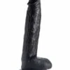 Raging Rhino 17 Inch Veiny Dildo – Black -Seksspeeltjes Winkel AG264 BLACK 1