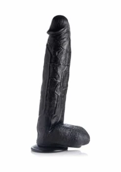 Raging Rhino 17 Inch Veiny Dildo – Black