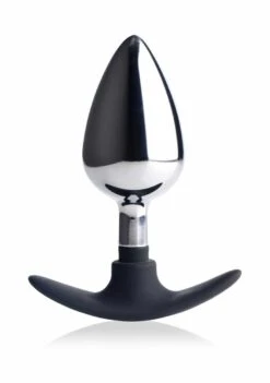 Dark Invader Metal & Silicone Anal Plug – Large