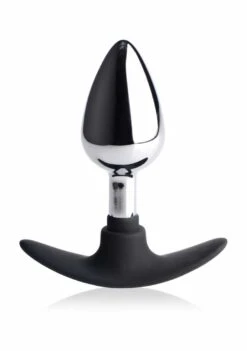 Dark Invader Metal & Silicone Anal Plug – Medium
