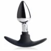 Dark Invader Metal & Silicone Anal Plug – Small