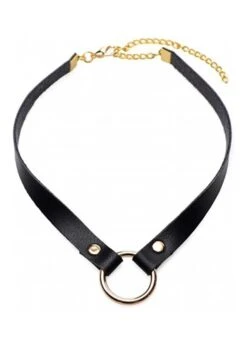 Posh Pet Gold Ring Slim Choker