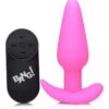 21X Vibrating Silicone Butt Plug With Remote Control – Pink 2 21X Vibrating Silicone Butt Plug With Remote Control – Pink -Seksspeeltjes Winkel AG563 PINK 1
