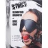 ST Blindfold Harness With Ball Gag -Seksspeeltjes Winkel AG696 1 1
